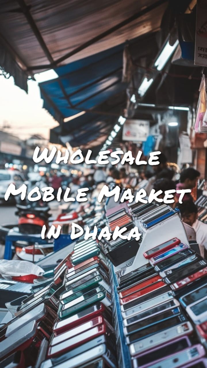 Wholesale Mobile Market in Dhaka