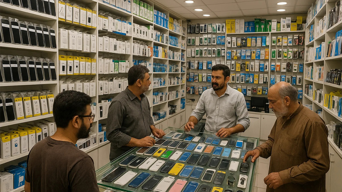 Find Mobile Spare Parts Wholesale Market in Lahore
